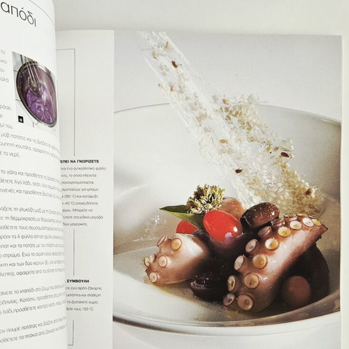 Fish and Seafood cookbook like new, Greek language