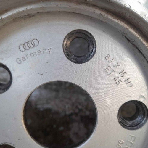 Audi aluminum rims used 15” 5x112 Germany OEM