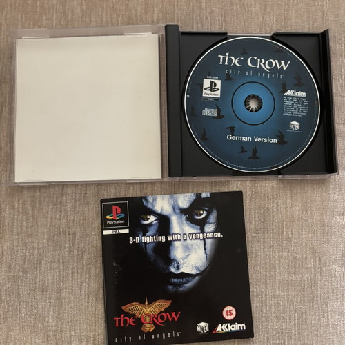 The Crow City of Angels PlayStation 1 game used, English full version