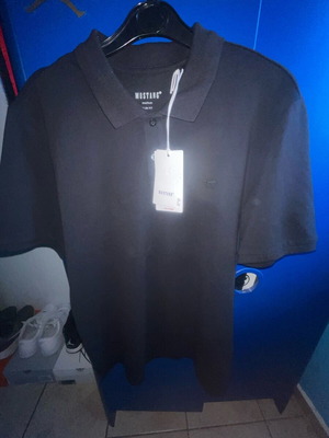 Mustang polo tee brand new, size M, black