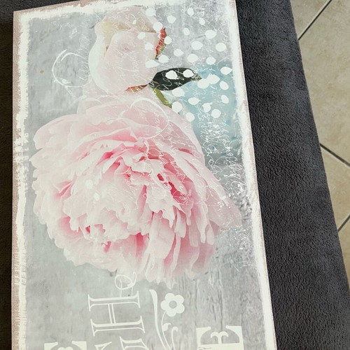 Rectangular romantic painting like new