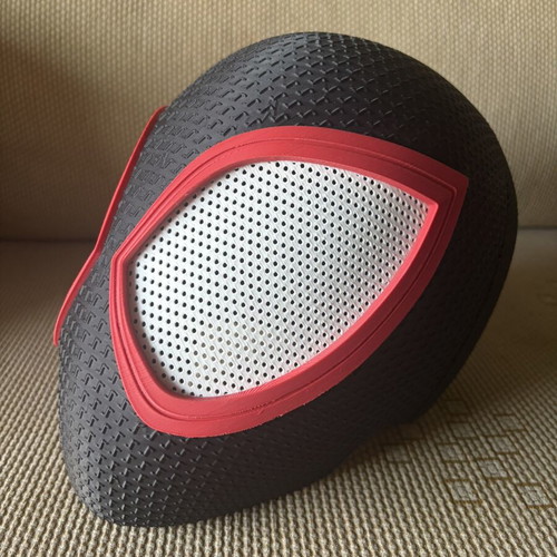 Spider-Man Miles Morales wearable mask with magnets