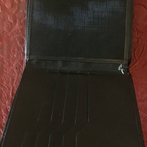 Adidas men's leather wallet new, black, 13cm x 21cm