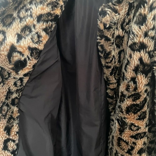 ASOS Ecological Fur like new, beige and brown