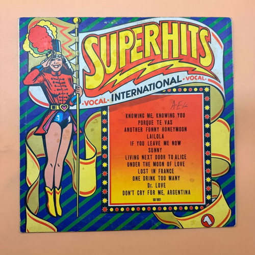 Super Hits International vinyl used, 1977 collection