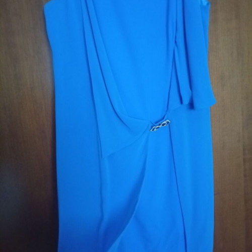 Forel midi cocktail dress size 54, blue