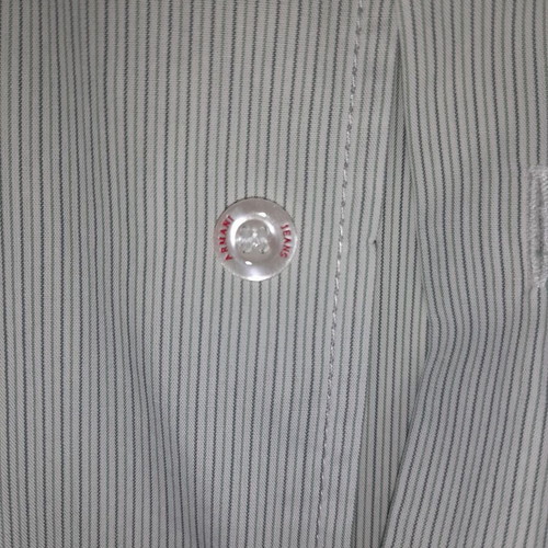 Armani Jeans shirt used, thin striped, size XL