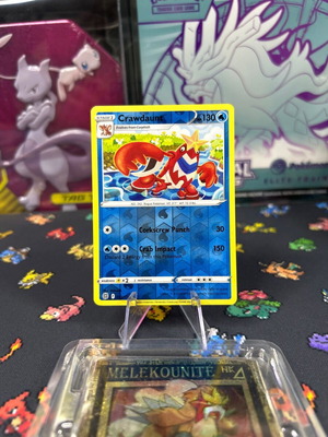 Pokemon card Crawdaunt reverse holo brilliant stars mint/nm condition