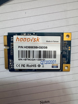 Hoodisk mSATA SSD 32GB used, fully tested