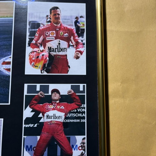 Michael Schumacher Signed Ferrari F1 A3 Poster new