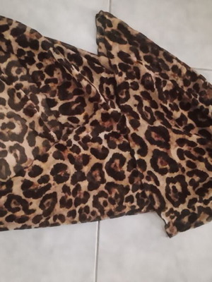 Dress with front opening and fixed bust, new, colorful, size S