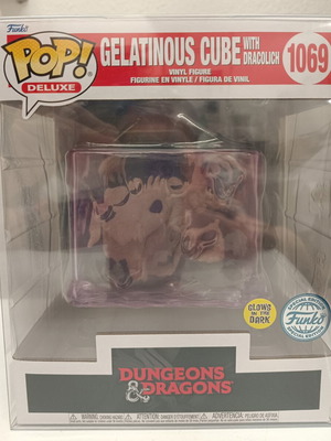 Funko POP! Deluxe Gelatinous Cube with Dracolich Dungeons & Dragons like new