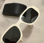 Prada sunglasses cream like new