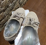 Γυναικείο παπούτσι πάνινο-τζιν Superga μεταχειρισμένο, μπεζ, νούμερο 38