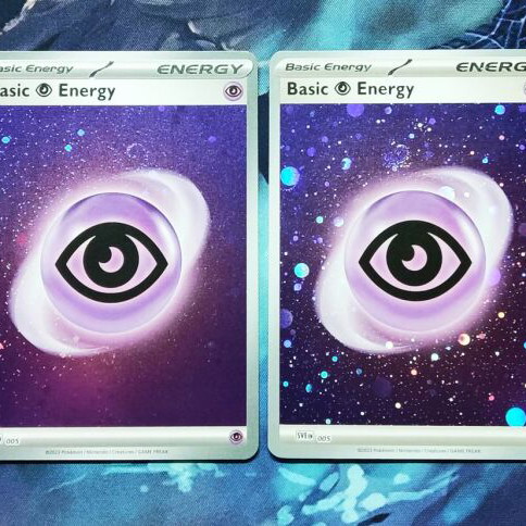 Basic Psychic Energy Pokemon 4 cards near mint Galaxy Holo