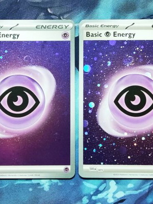 Basic Psychic Energy Pokemon 4 cards near mint Galaxy Holo