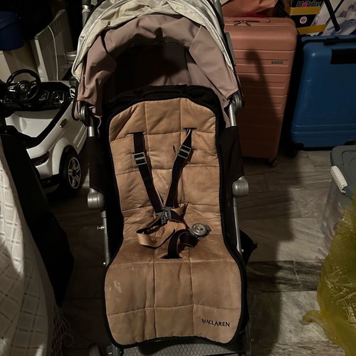 MacLaren baby stroller Techno XLR used, black beige