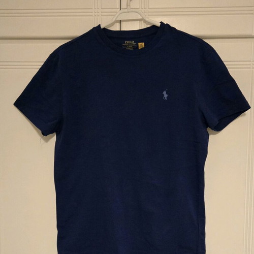Polo Ralph Lauren men tshirt authentic medium blue electric like new