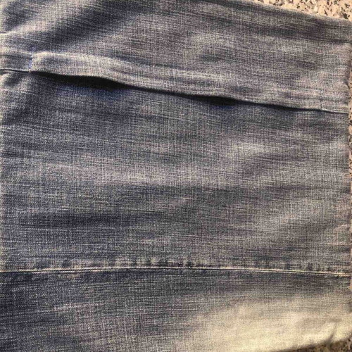 Decorative denim pillowcase new, handmade 45x45cm