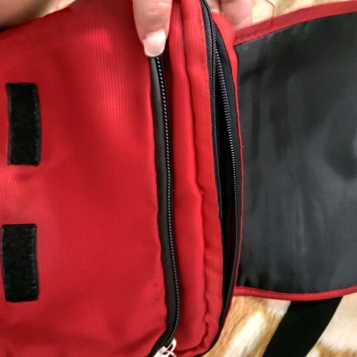 Admiral men's bag used, medium size, red