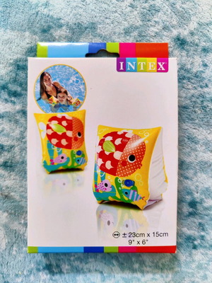 Swimming armbands 23x15 fish pattern new