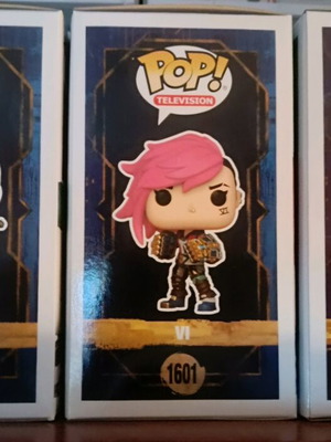 Funko Pop Arcane Jinx, Vi, Viktor like new
