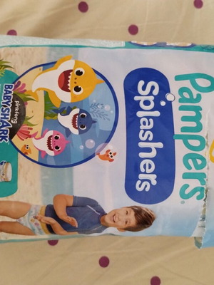 Pampers Πάνες Μαγιό Splashers για 14+kg 10τμχ σαν καινούργιο