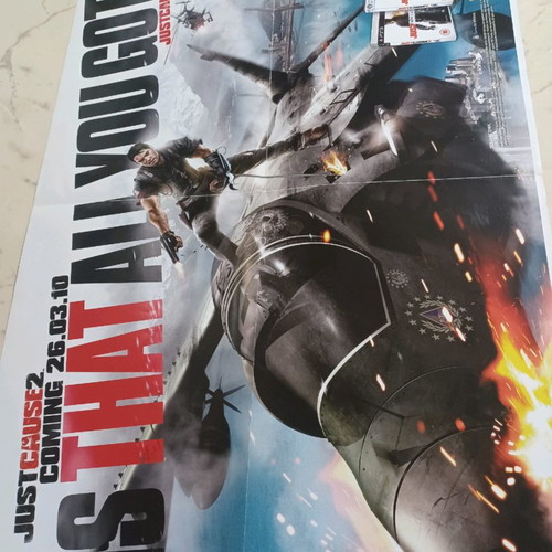 Final Fantasy Just Cause 2 poster new, 55 centimeters