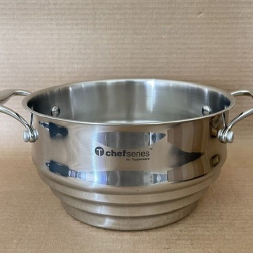 Tupperware Chef Series stainless steel steamer new for 2.8L pot