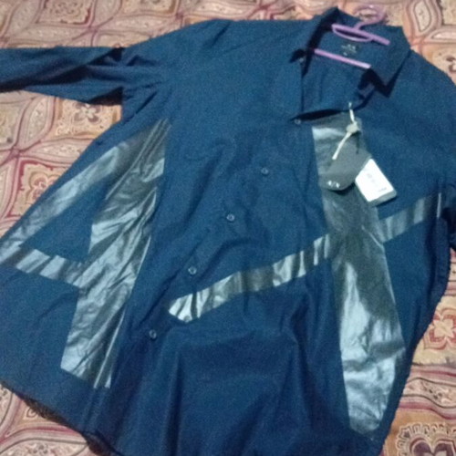 Armani Exchange blue dress shirt new, size XL-XXL