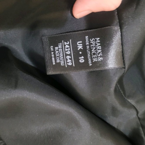 Wool blazer Marks & Spencer like new, black, size M