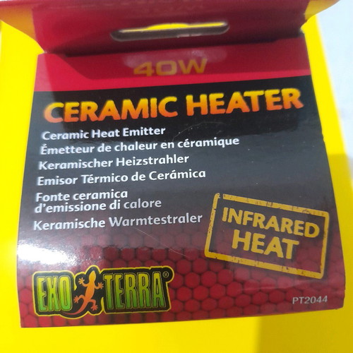 Ceramic heater infrared heat lamp for reptiles like new