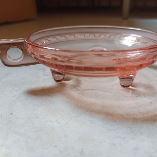 Rosaline glass dessert bowl set of 6 like new, 1930s vintage