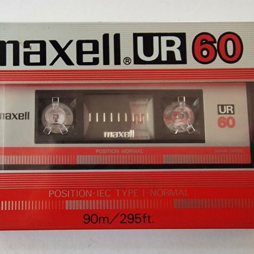 Maxell UR60 sealed audio cassette