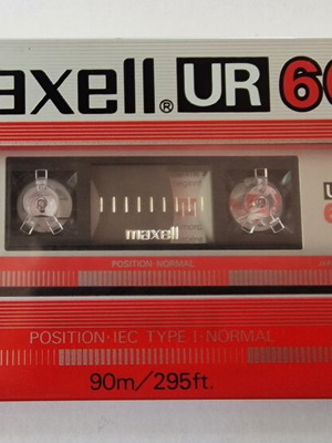 Maxell UR60 σφραγισμένη κασέτα ήχου