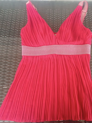 Red Rubens Alves pleated top medium like new