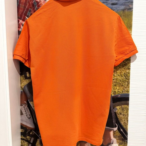 Etro men t-shirt XL used, orange, made in Italy