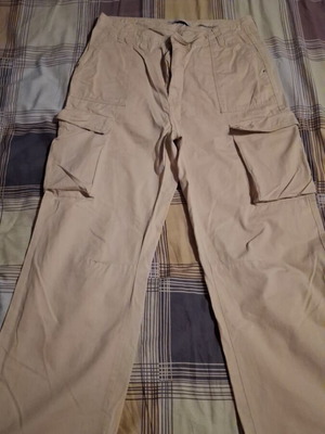 Bershka cargo pants, beige, size XL