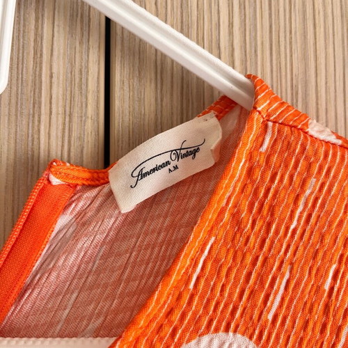 American Vintage dress orange like new