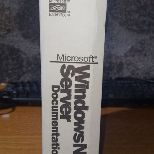 Windows NT server Microsoft documentation 3 books used