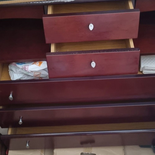 Bedroom vanity with two nightstands like new