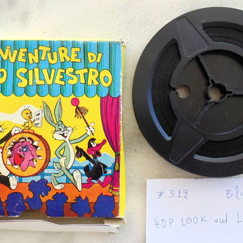 Home Movie Film 8 mm Warner Bros cartoon Hop Look and Listen