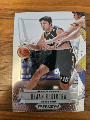 Panini Prizm Euroleague Basketball Card Dejan Bodiroga Silver new