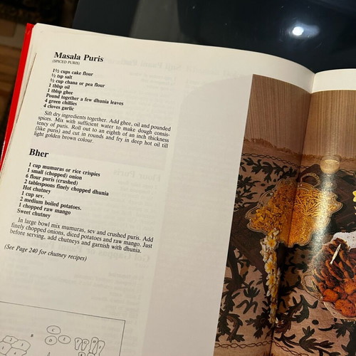Indian Delights cookbook used, English