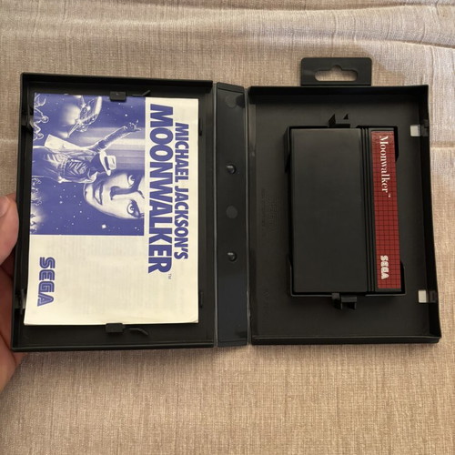 Michael Jackson's Moonwalker SEGA Master System game, complete