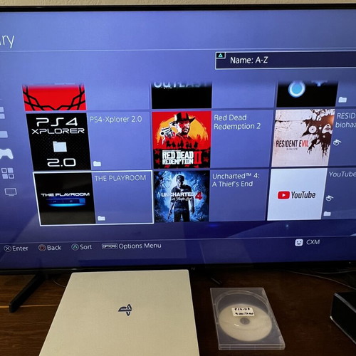PlayStation 4 Pro Glacier White 1TB console with GoldH firmware