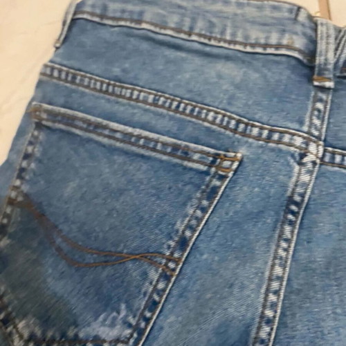 Pull & Bear men's denim bermuda shorts like new, size 32, blue