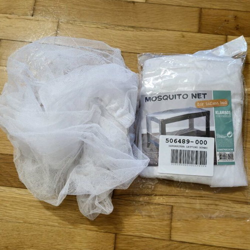 Mosquito nets for cradle, carrycot and playpen like new, set of 2