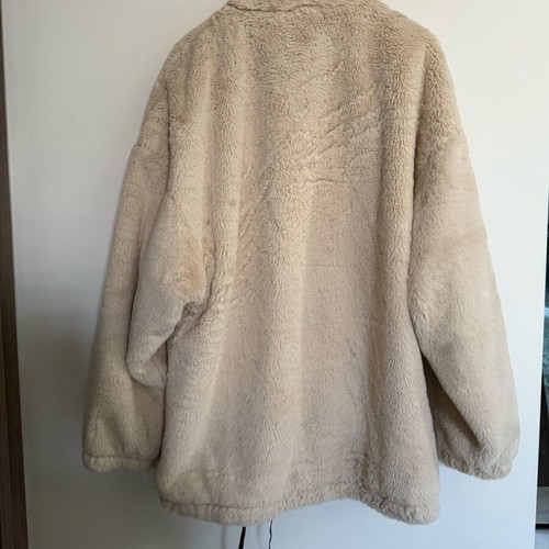 Moya jacket unisex eco fur like new, beige