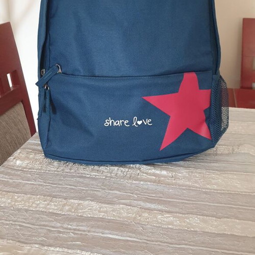 Share Love Arkoudaki collectible backpack new, blue